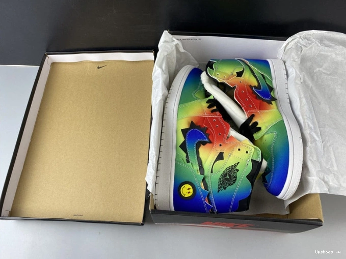 OG 1 "J BALVIN" HIGH JORDAN DC1786-125 BALVIN’S J AIR MULTI-COLOR 1104